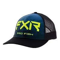 Бейсболка FXR Pro Fish Blue Camo Hi-Vis 2023