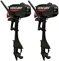 Мотор лодочный подвесной Mercury 2-х тактный ME 3,3 M S 