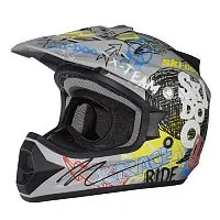 Шлем детский кроссовый BRP Ski-Doo Junior X-1 Grey 2016 