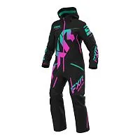 Комбинезон женский лёгкий FXR CX Black Mint-E Pink Fade 2022 
