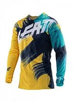 Джерси LEATT GPX 4.5 Lite Black White Yellow 2021 