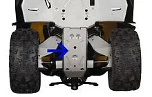 Защита Днище задняя часть BRP ATV Платформа G2 Алюминий 