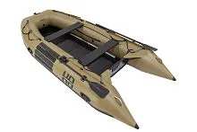 Лодка надувная ПВХ Баджер Heavy Duty 430 AL (Олива)