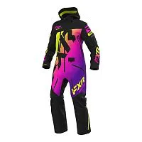 Комбинезон женский утеплённый FXR CX F.A.S.T. Neon Fusion Black 2022 