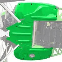 Защита днища пластиковая к снегоходу Arctic Cat M800/8000 Sno Pro Зеленый