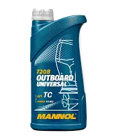 xМасло Mannol Outboard Universal 2Т TC-W2 для ПЛМ Минеральное моторное 1л