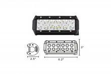 Фара светодиодная 12 CREE LED * 3Bт (36Вт) дальний