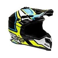 Шлем кроссовый GSB XP-20 MO Design Blue Giallo 2022 
