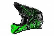 Шлем кроссовый ONEAL 3 Series Mercury Green Black 2021 