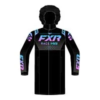 Пальто FXR Warm-up Black Sky Blue EPink 2022 