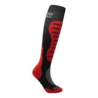 Носки SIXS Mot2 Merinos Wool Black Red 2023