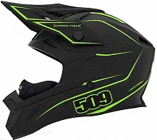 Шлем кроссовый 509 Altitude Carbon Fiber Fidlock Hi-Vis 2024