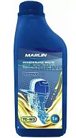 Масло MARLIN 2Т Стандарт TC-W3 для ПЛМ Минеральное моторное 1л 
