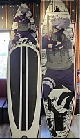 САП борд SUP BOARD Shaman City Наруто Черно-белый 10'8