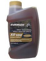 Масло Evinrude 2Т XD100 для ПЛМ Синтетическое моторное 0,946л 